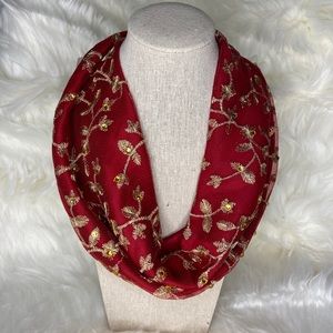 Glam necklace scarf